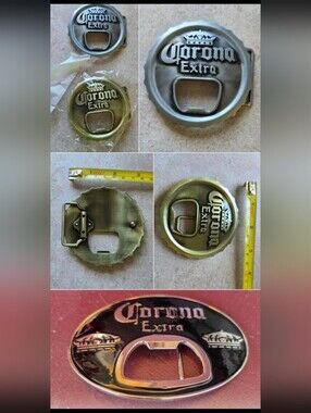 New Corona Extra Bottle Opener Belt Buckle Choose 1 Of 3 Choices